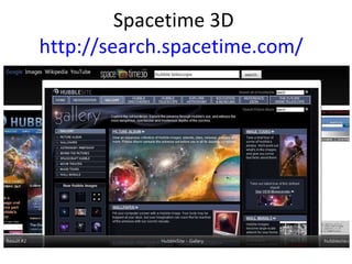 Spacetime 3D  http://search.spacetime.com/   