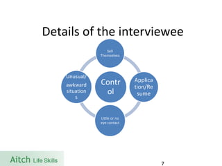 Interviewing skills - Part2 - Advanced | PPTX
