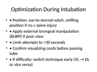 Advanced_Intubation_for_Residents and learners. | PPTX