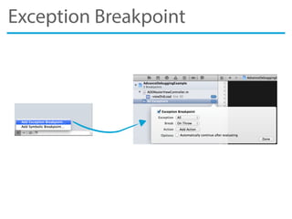 Exception Breakpoint
 