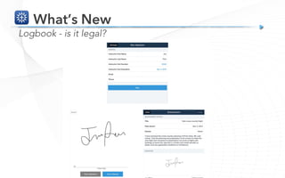 Logbook - is it legal?
What’s New
 