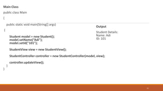 MODEL VIEW CONTROLLER(MVC) ARCHITECTURE IN JAVA | PDF