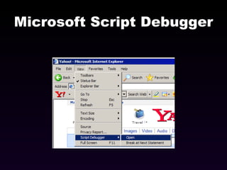 Microsoft Script Debugger 