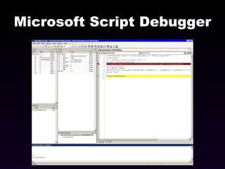 Microsoft Script Debugger 