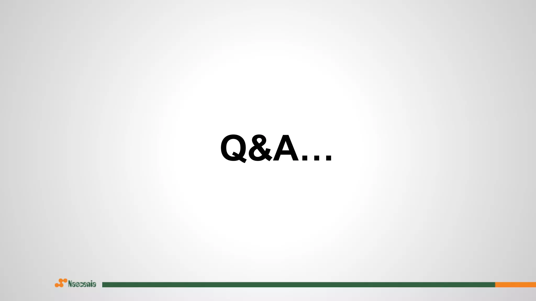 Q&A…
 