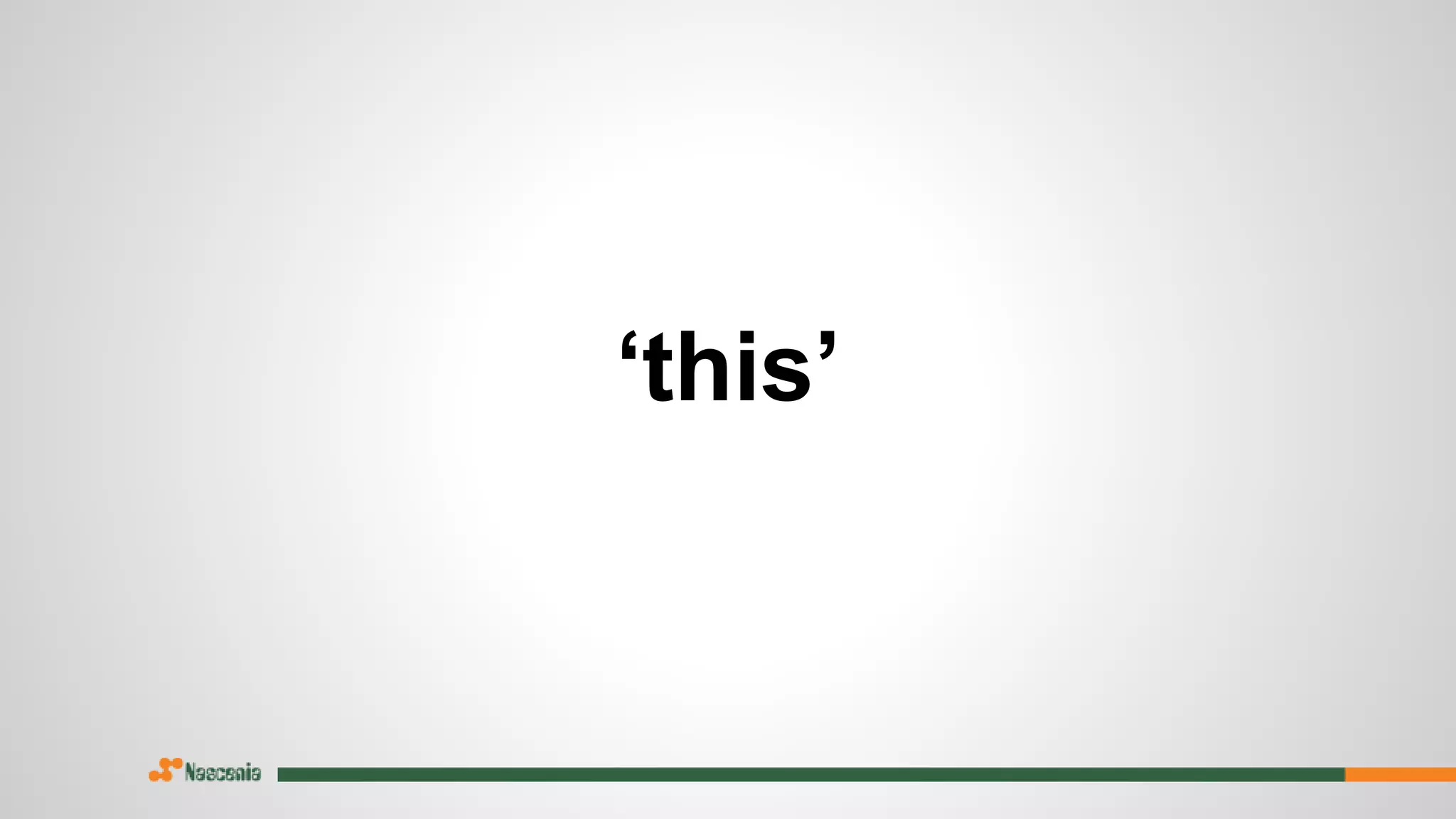‘this’
 
