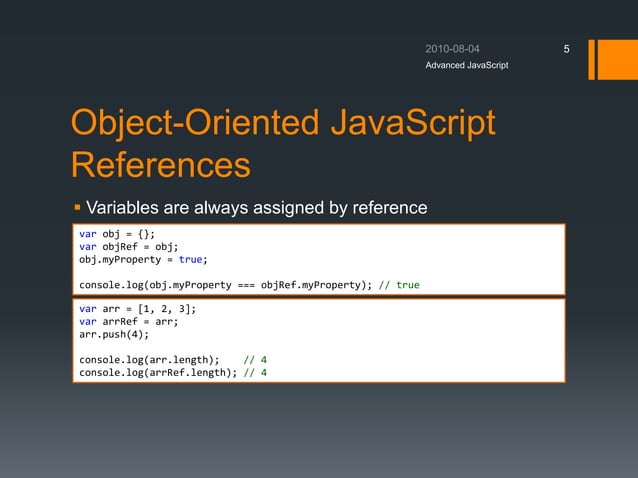 Advanced javascript | PPT