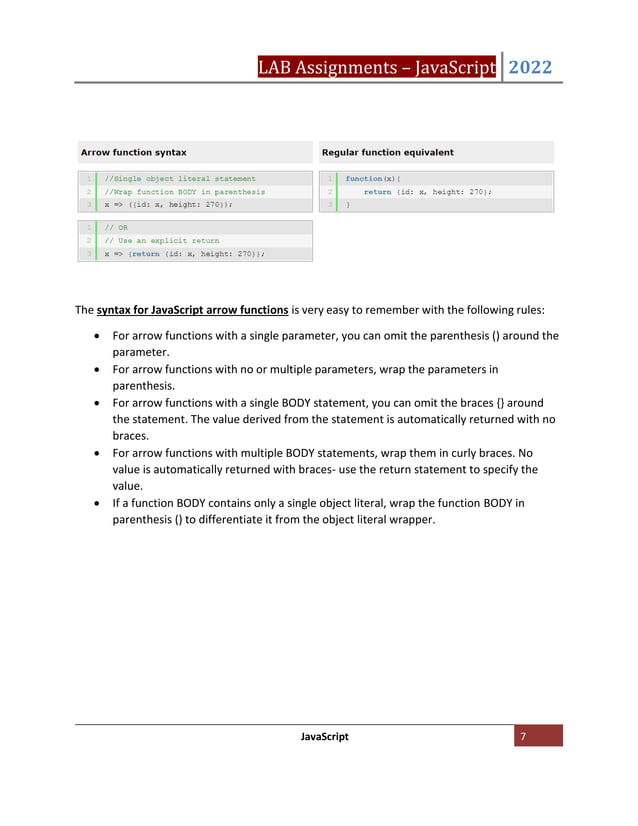 Javascript Exercises | PDF