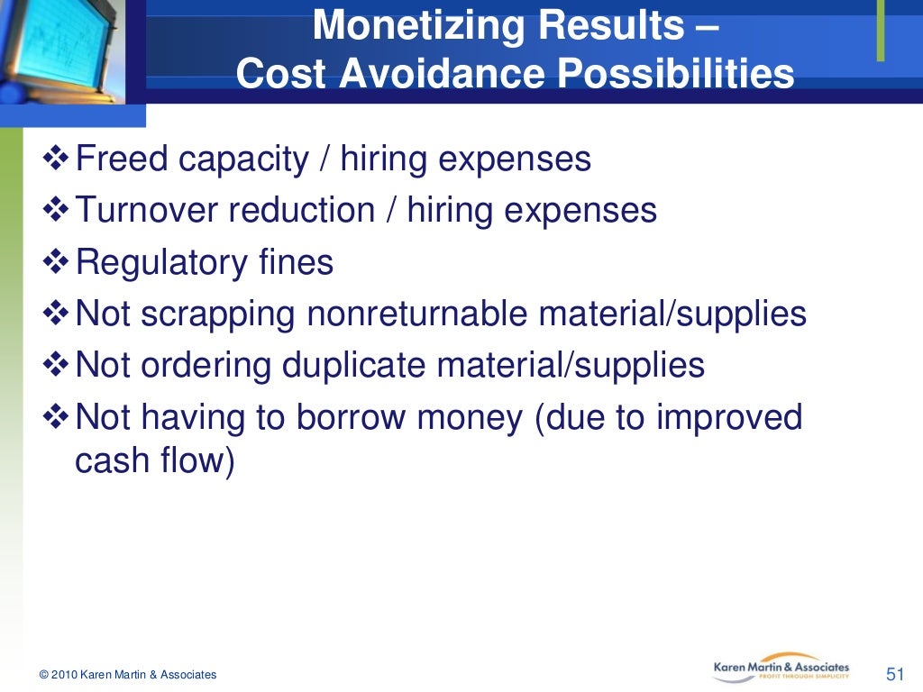 Results Cost Avoidance