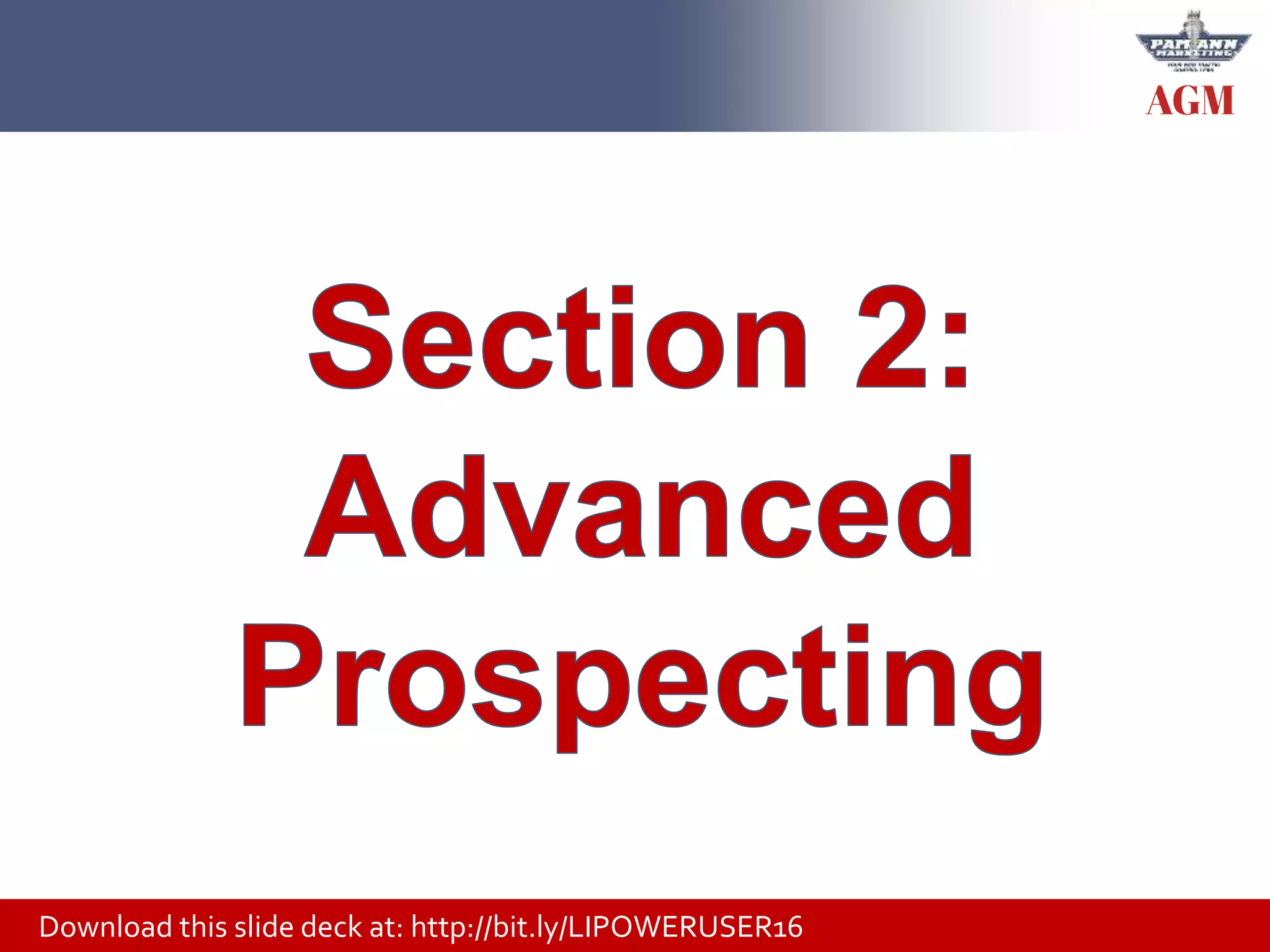 Download this slide deck at: http://bit.ly/LIPOWERUSER16
 