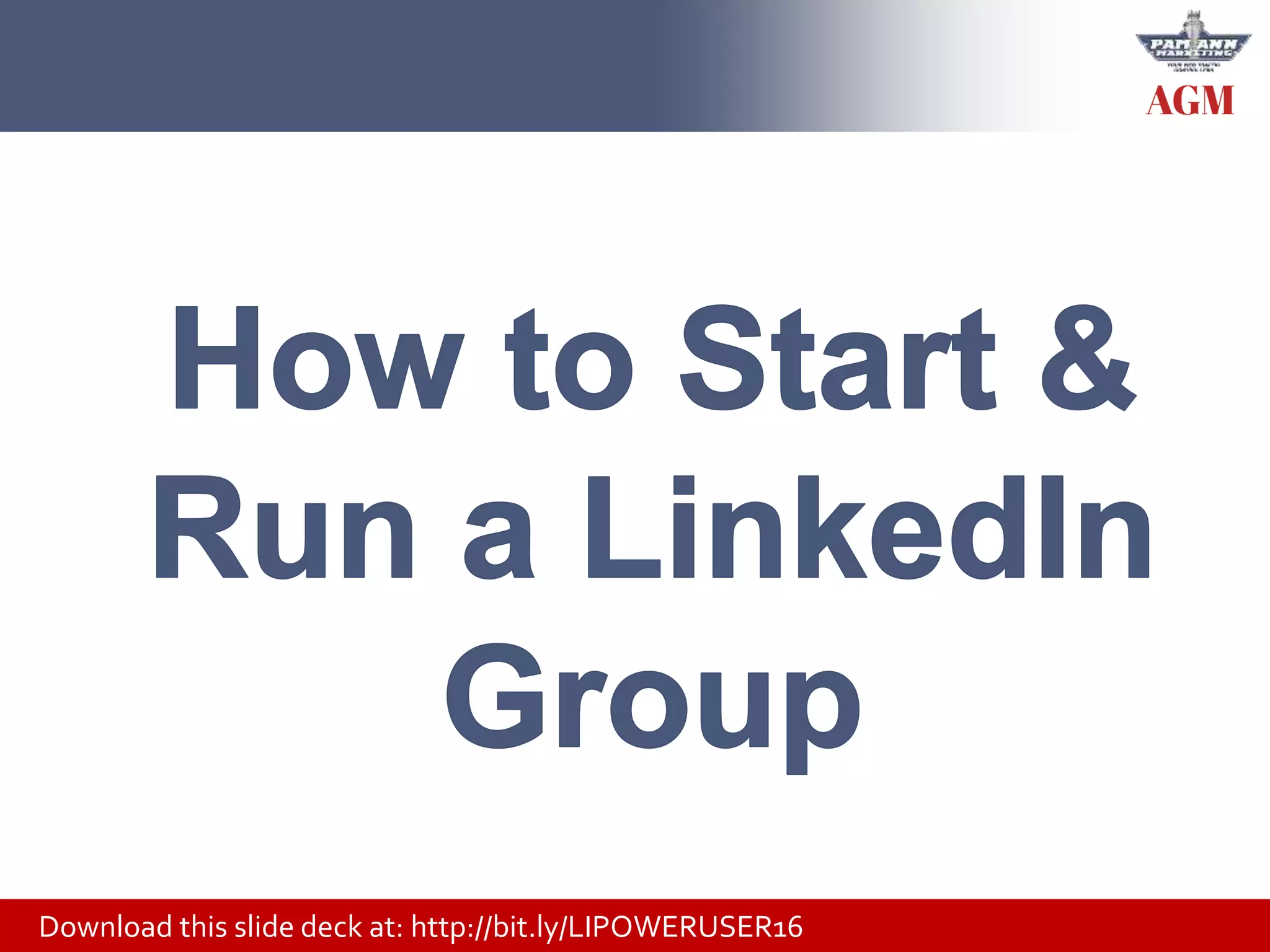 Download this slide deck at: http://bit.ly/LIPOWERUSER16
 