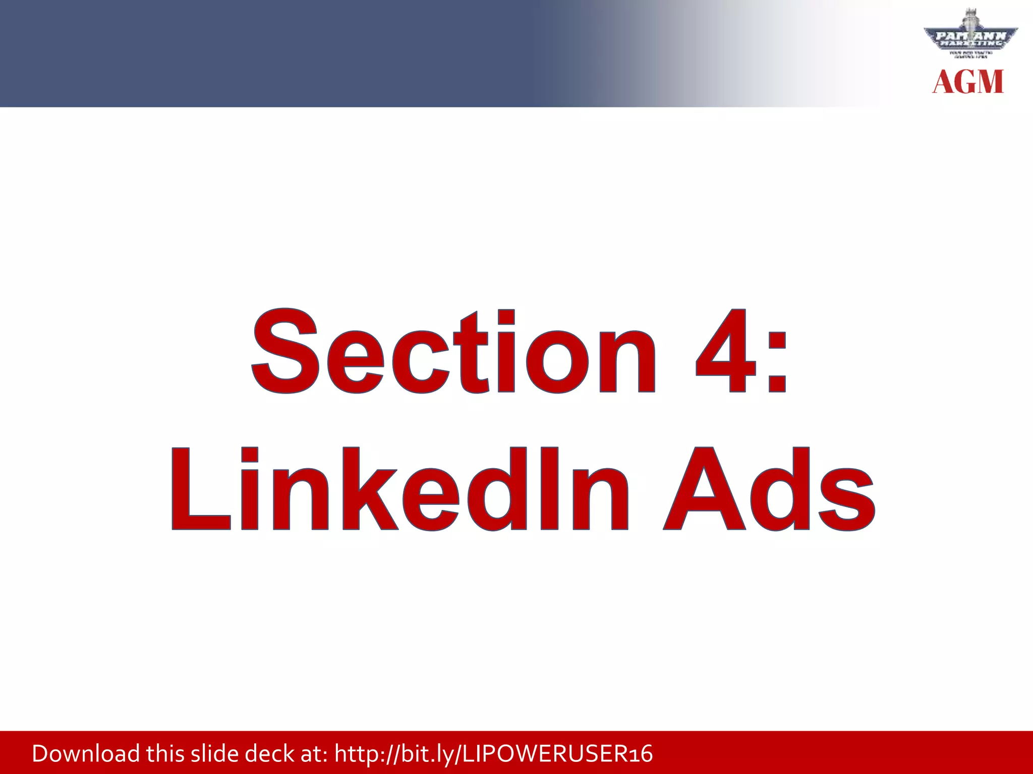 Download this slide deck at: http://bit.ly/LIPOWERUSER16
 