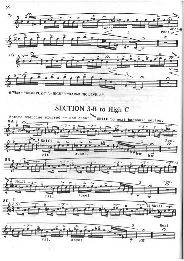 Advanced lipflexibility trumpet