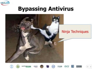 Bypassing Antivirus


              Ninja Techniques




                             10   10
 