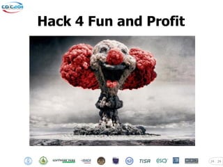 Hack 4 Fun and Profit




                        24   24
 