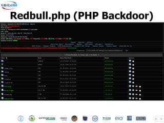 Redbull.php (PHP Backdoor)




                             31   31
 