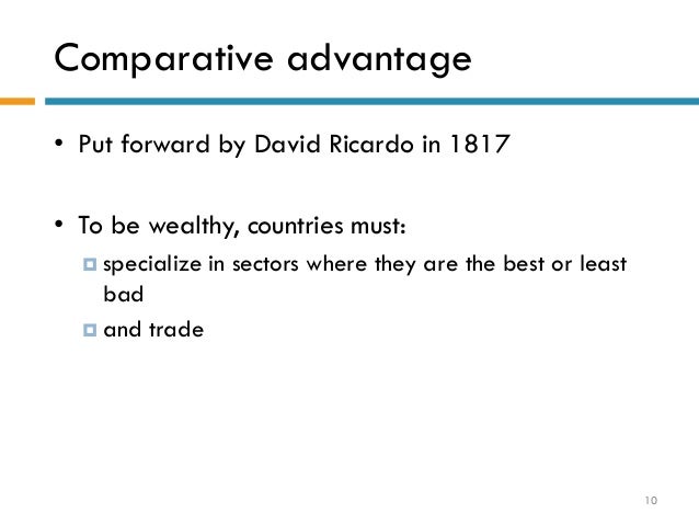 david ricardo comparative advantage essays David ricardo and comparative advantage, an example of the benefits of specialization and trade. david ricardo comparative advantage essays David ricardo and comparative advantage, an example of the benefits of specialization and trade.