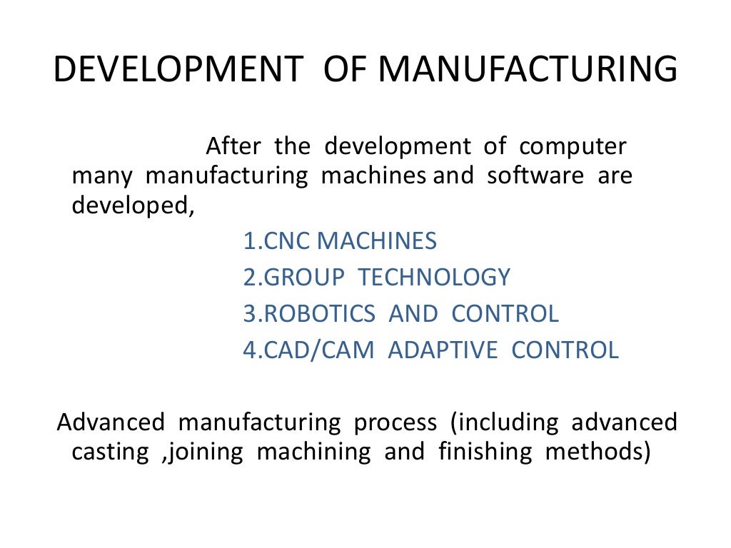 Advanced Manufacturing Technology