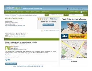 Better Web Results / Kevin Dean © 2010 (510) 687-9737
 