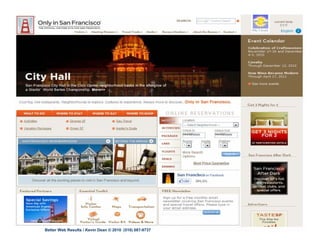 Better Web Results / Kevin Dean © 2010 (510) 687-9737
 