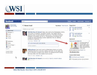 Better Web Results / Kevin Dean © 2010 (510) 687-9737
 