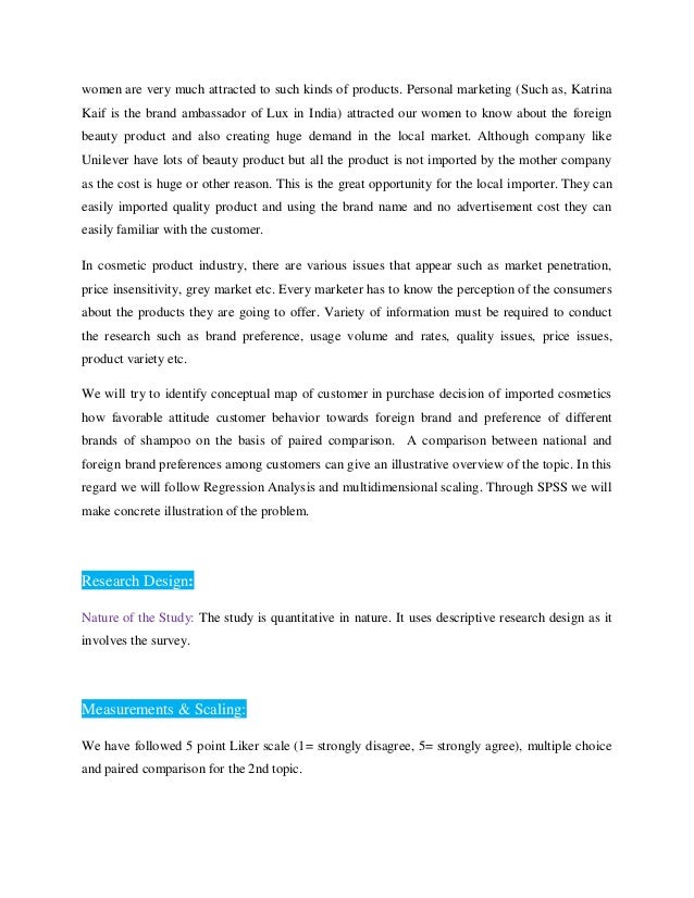 Description for beauty products business image