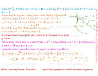 Advanced Mathematics_ Multiple Integrals _Double Integrals in Cartesian, Polar Coordinates_Lecture 1.pdf