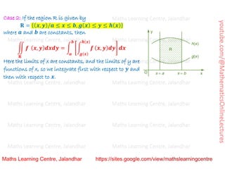 Advanced Mathematics_ Multiple Integrals _Double Integrals in Cartesian, Polar Coordinates_Lecture 1.pdf