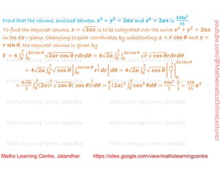 Advanced Mathematics_ Multiple Integrals _ Volume and surface area using double integral _Lecture 5.pdf