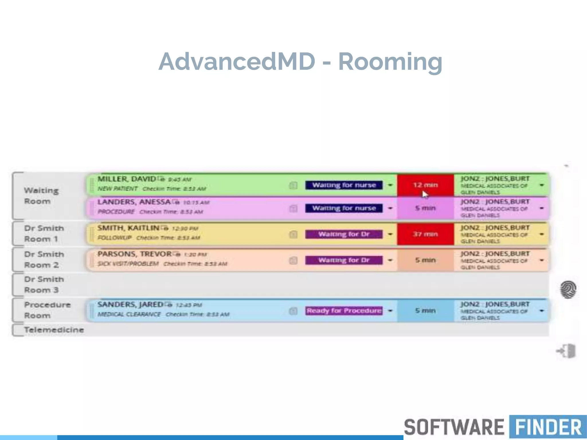 AdvancedMD - Rooming
 