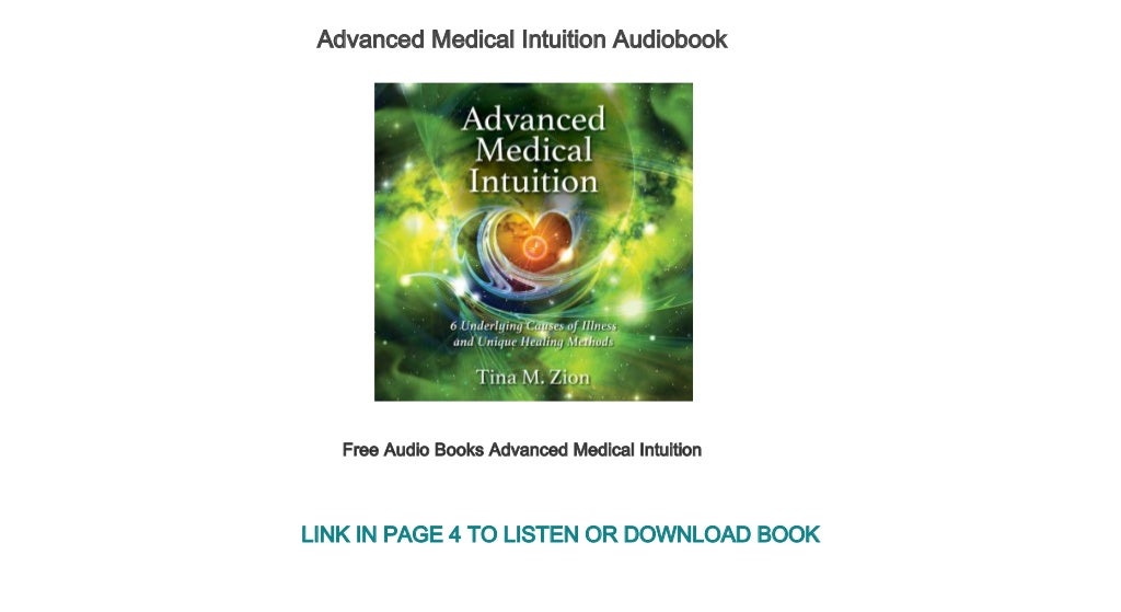 Free Audio Books Advanced Medical Intuition