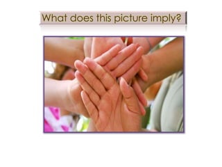 What does this picture imply?
 