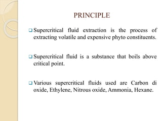 Advanced methods of extraction | PPTX