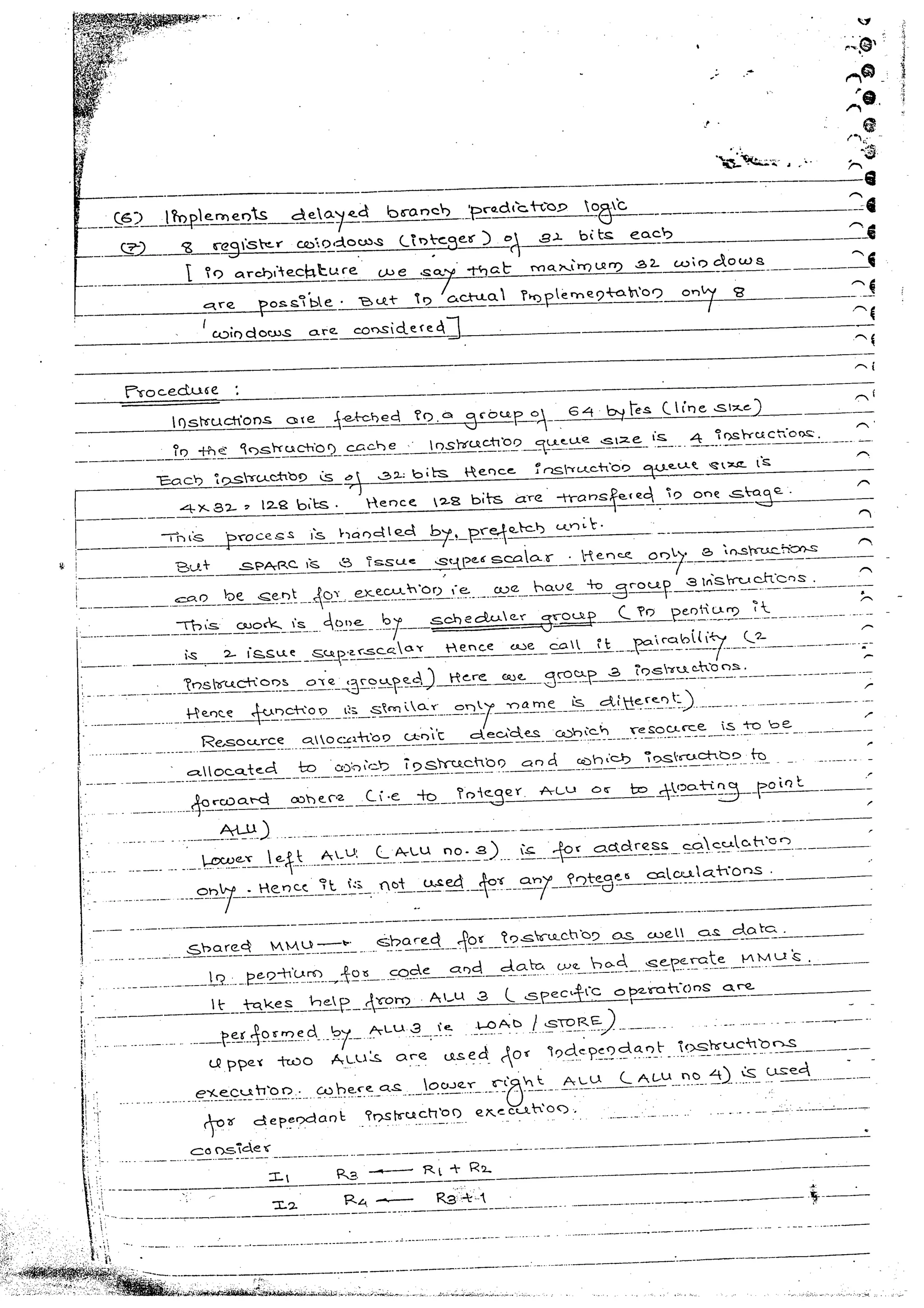 Advanced microprocessors (sem vii) (handwritten) faruk kazi