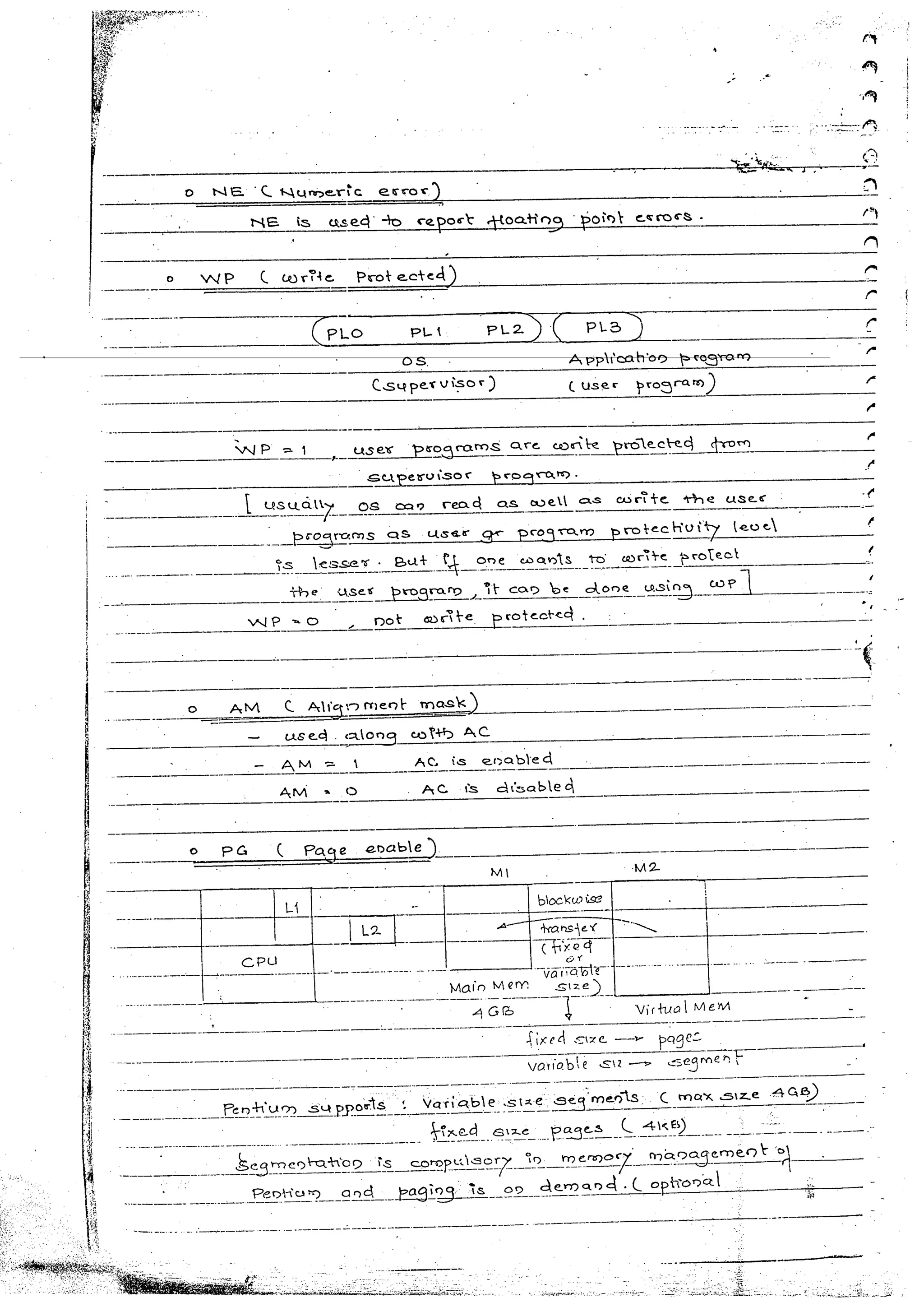 Advanced microprocessors (sem vii) (handwritten) faruk kazi