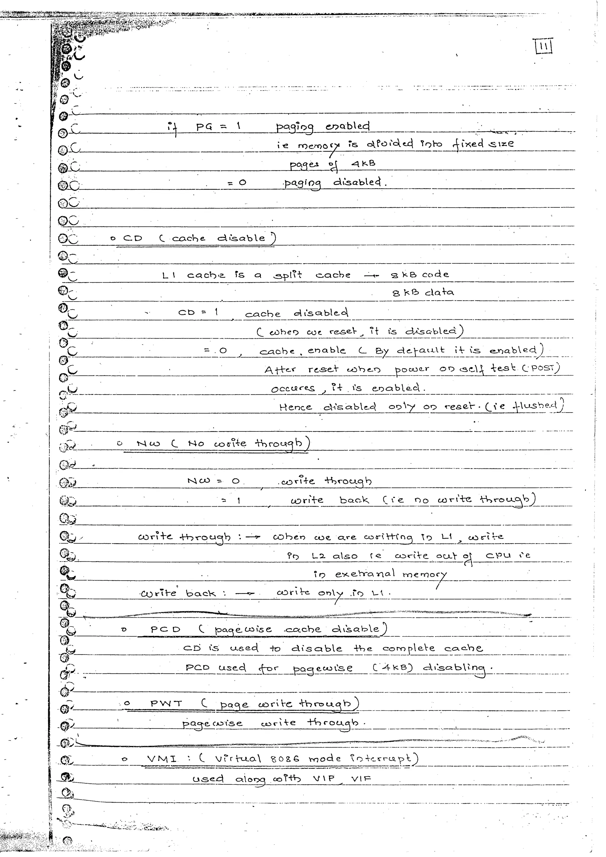 Advanced microprocessors (sem vii) (handwritten) faruk kazi