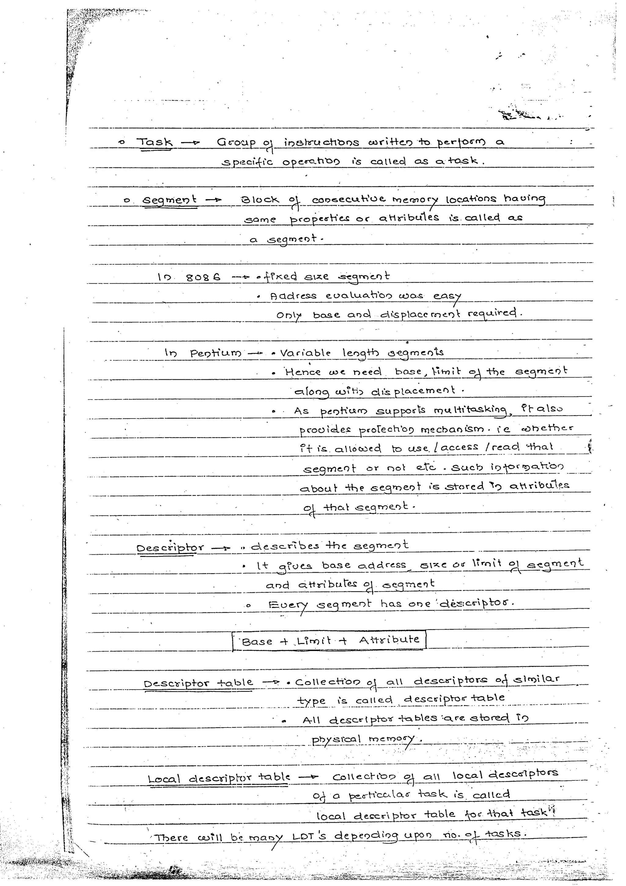Advanced microprocessors (sem vii) (handwritten) faruk kazi