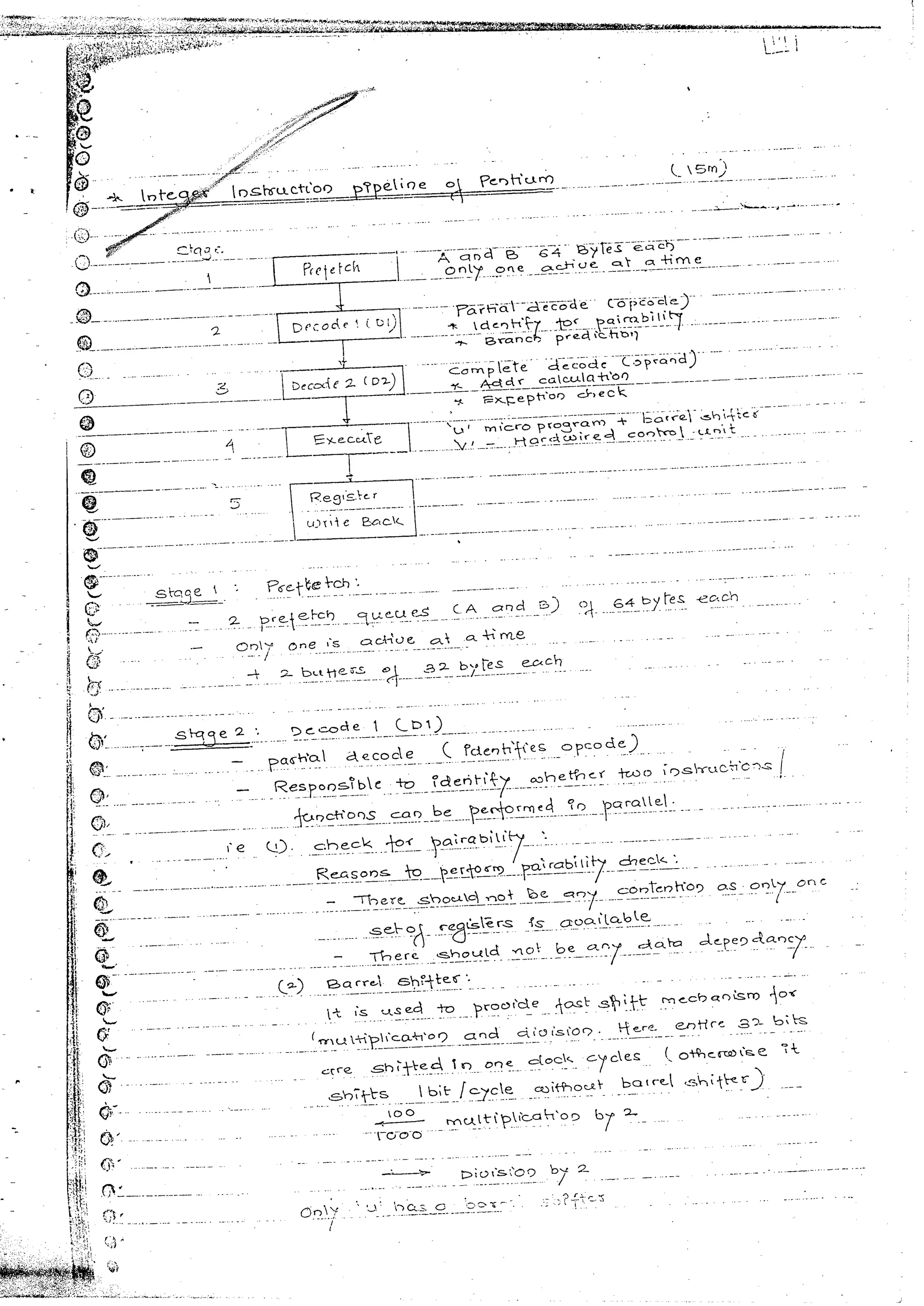 Advanced microprocessors (sem vii) (handwritten) faruk kazi