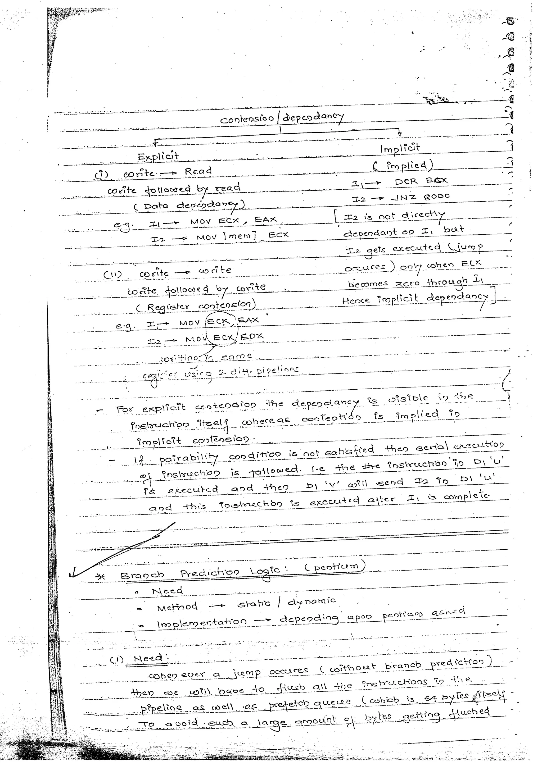 Advanced microprocessors (sem vii) (handwritten) faruk kazi