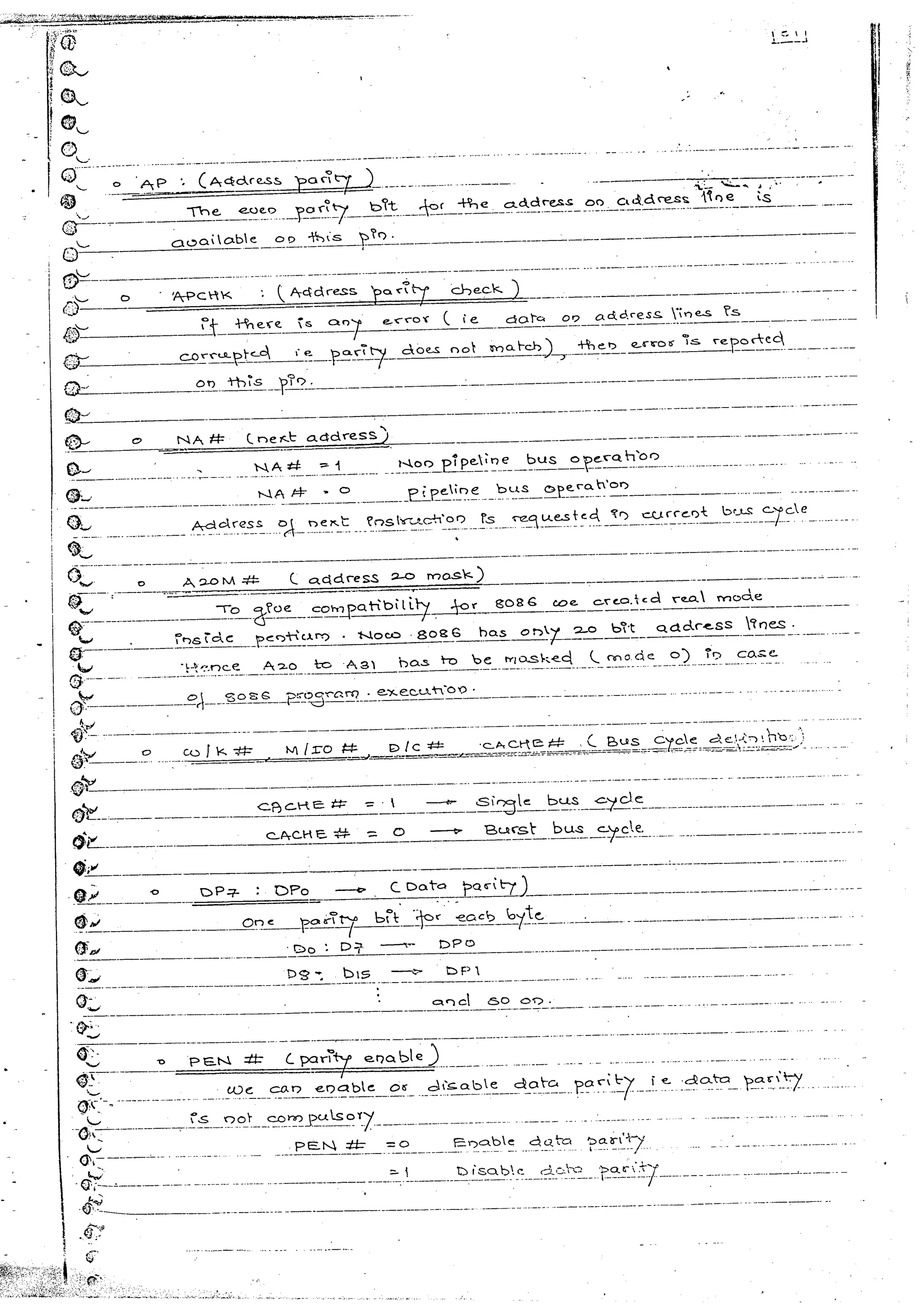Advanced microprocessors (sem vii) (handwritten) faruk kazi