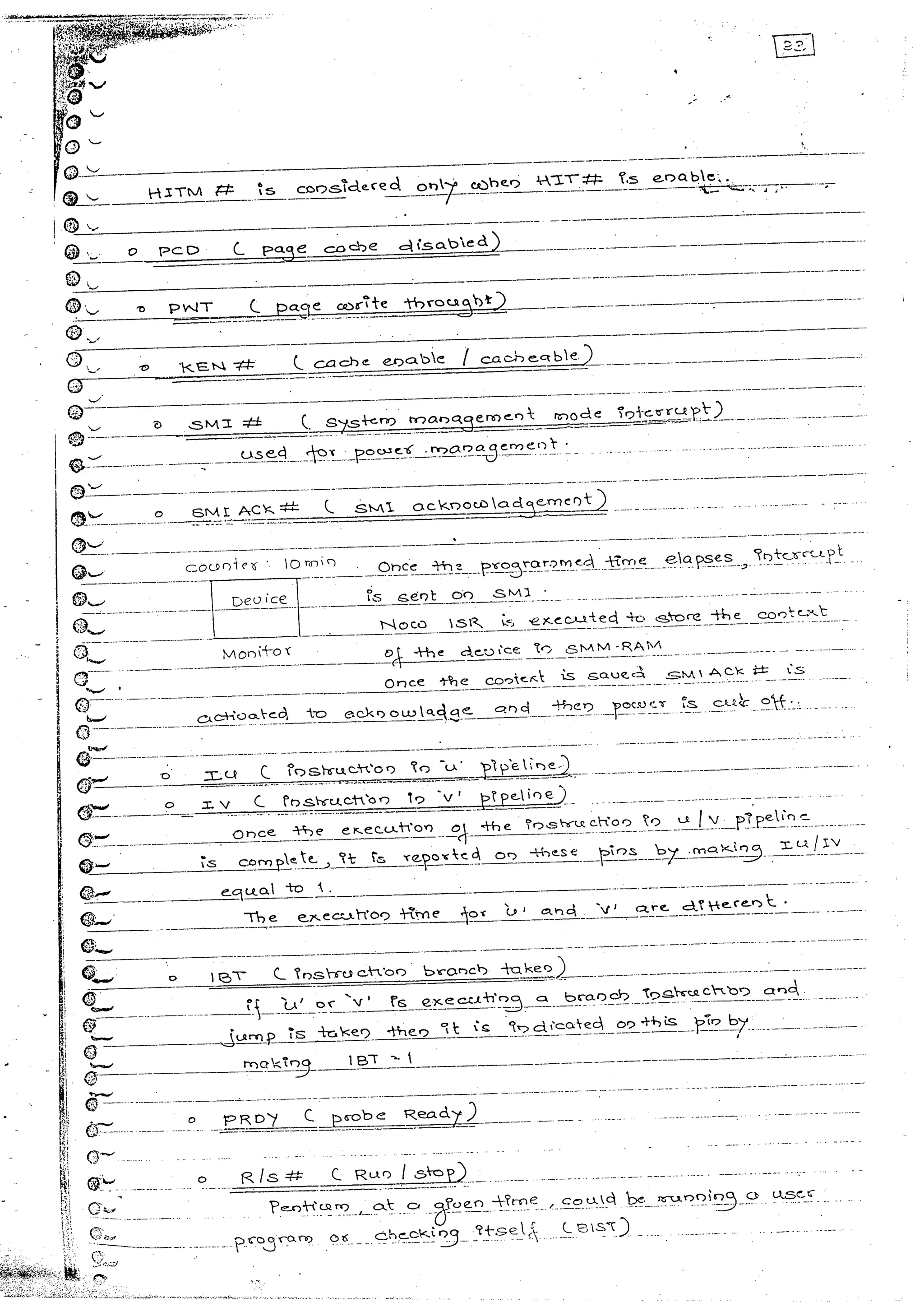 Advanced microprocessors (sem vii) (handwritten) faruk kazi