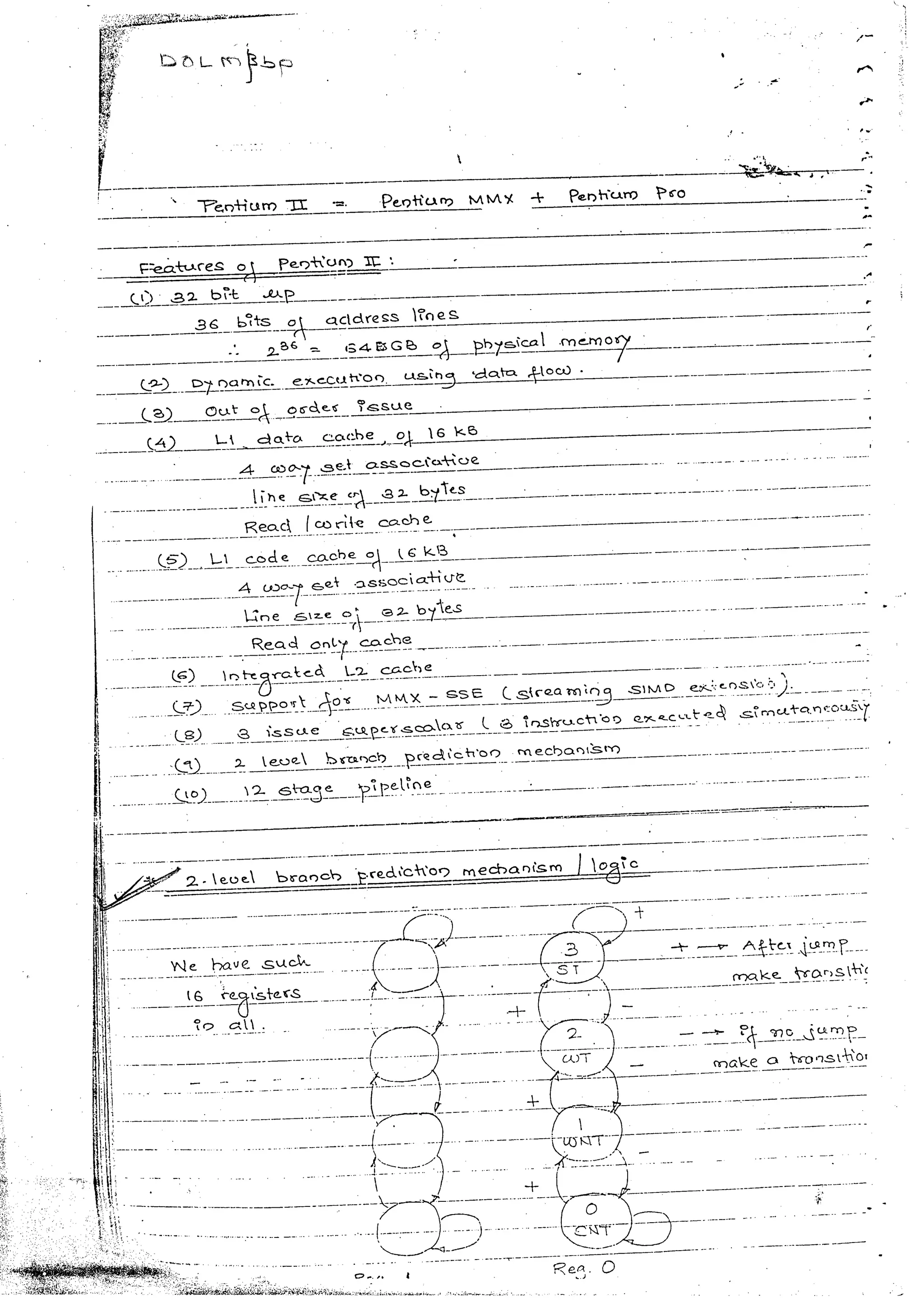 Advanced microprocessors (sem vii) (handwritten) faruk kazi