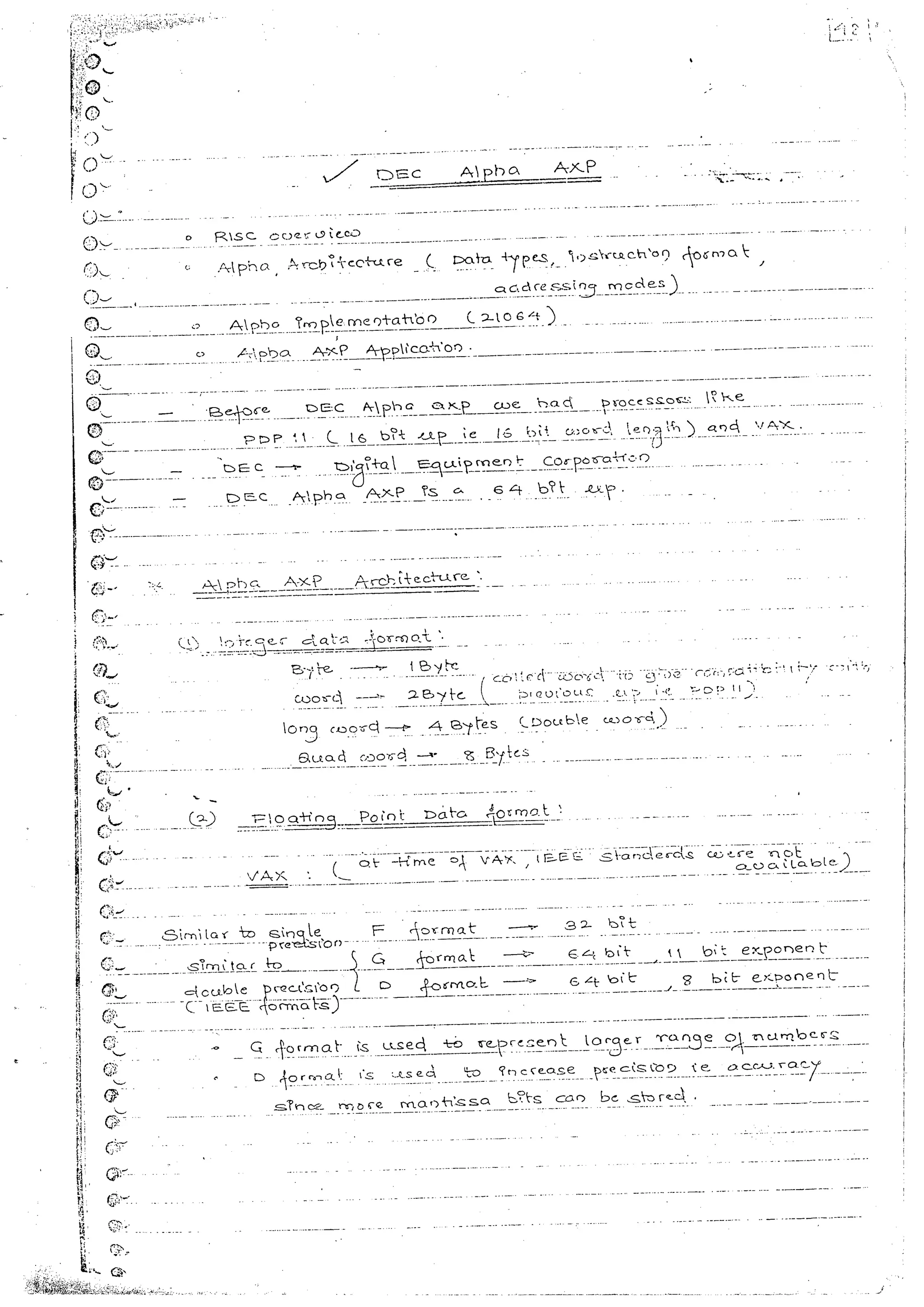 Advanced microprocessors (sem vii) (handwritten) faruk kazi