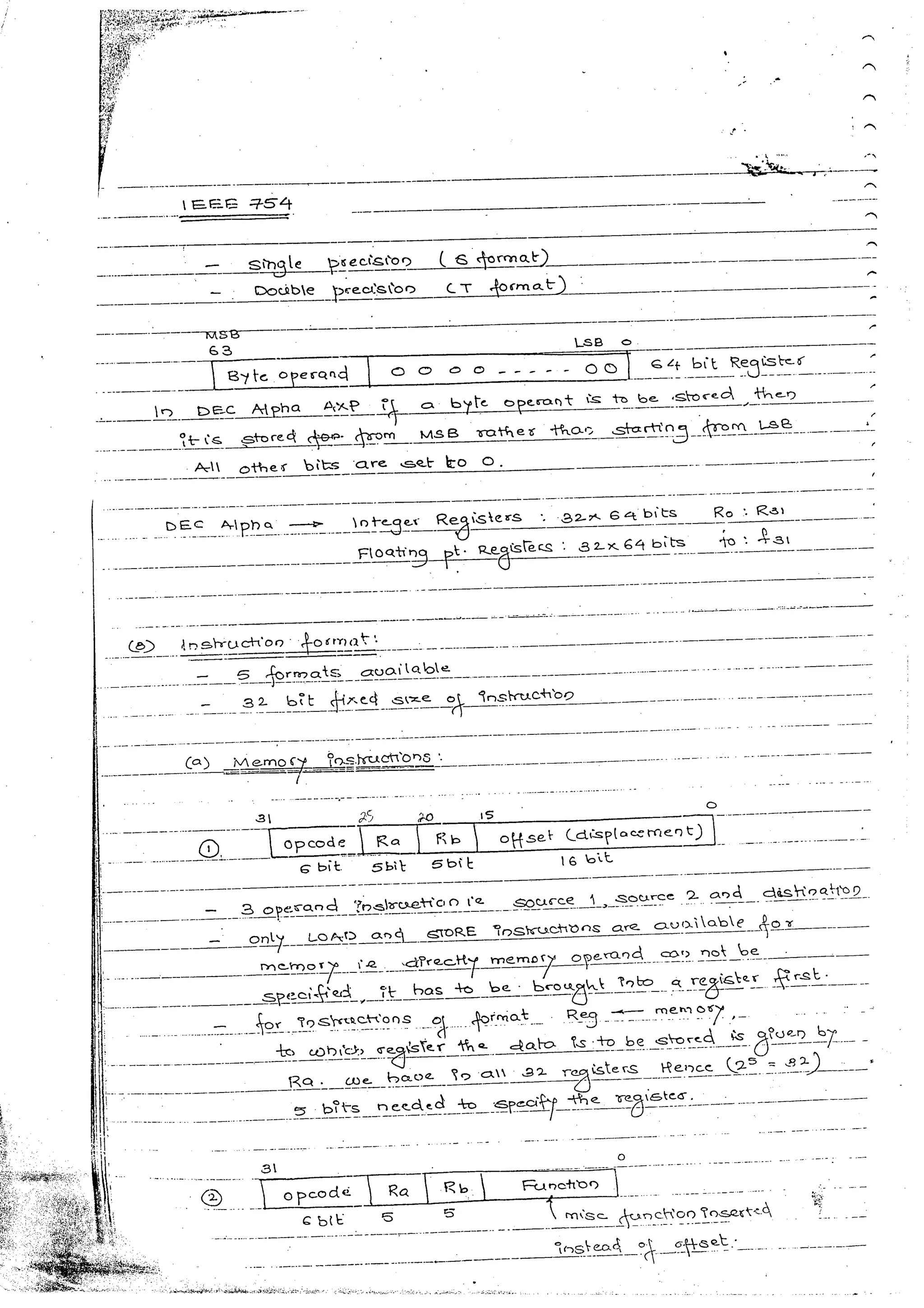 Advanced microprocessors (sem vii) (handwritten) faruk kazi