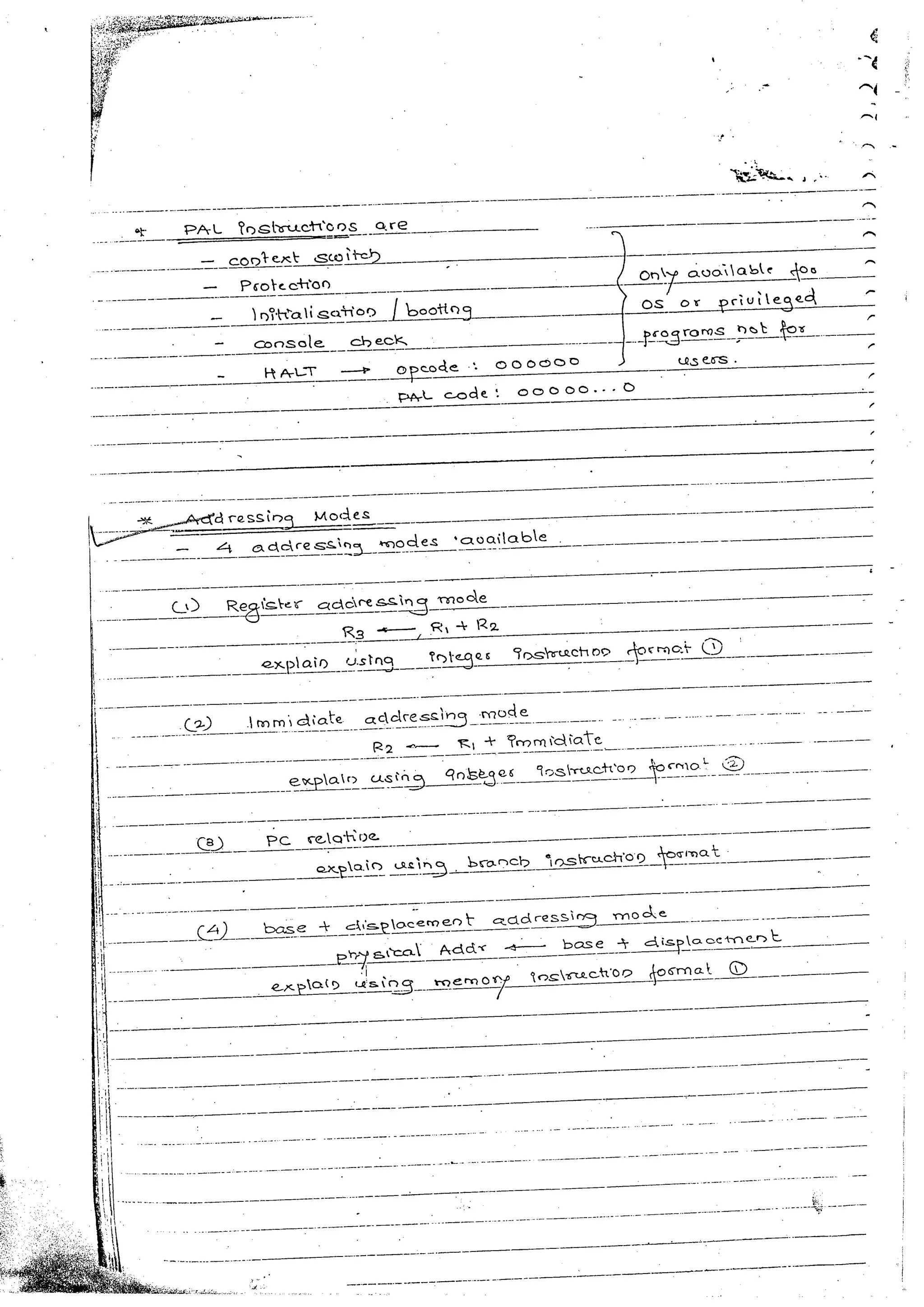 Advanced microprocessors (sem vii) (handwritten) faruk kazi