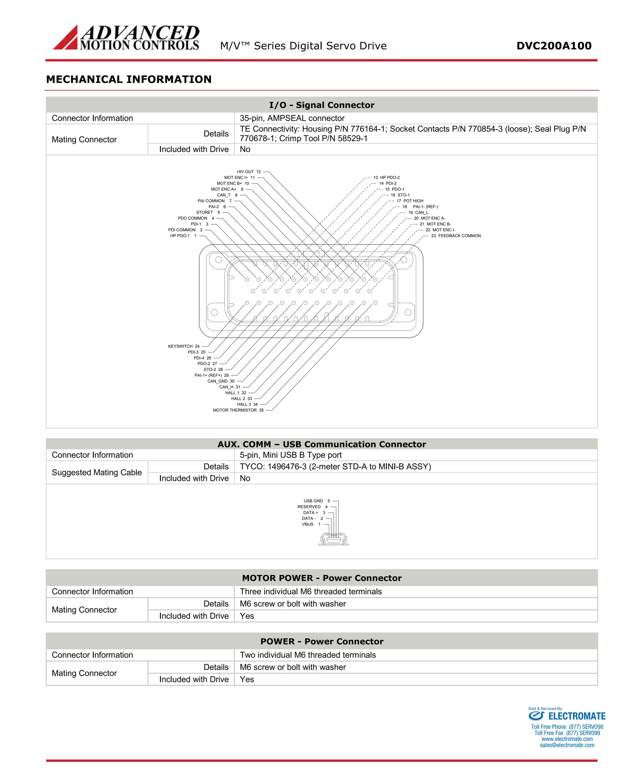 Advanced motion controls dvc200a100 | PDF