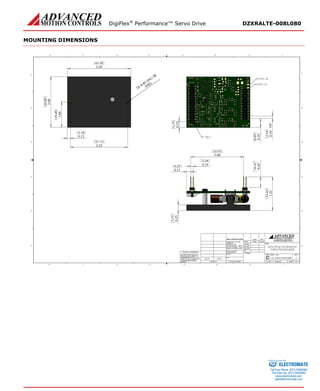 DigiFlex® Performance™ Servo Drive DZXRALTE-008L080 
MOUNTING DIMENSIONS 
ELECTROMATE 
Toll Free Phone (877) SERVO98 
Toll Free Fax (877) SERV099 
www.electromate.com 
sales@electromate.com 
Sold & Serviced By: 
 