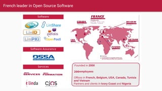 French leader in Open Source Software
 