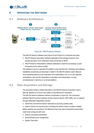 iXblue - DELPH Seismic advanced notes | PDF