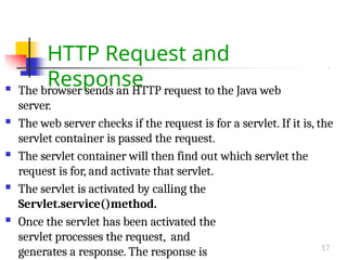 Comprehensive Guide to Java Servlet Technology and Lifecycle | PPTX